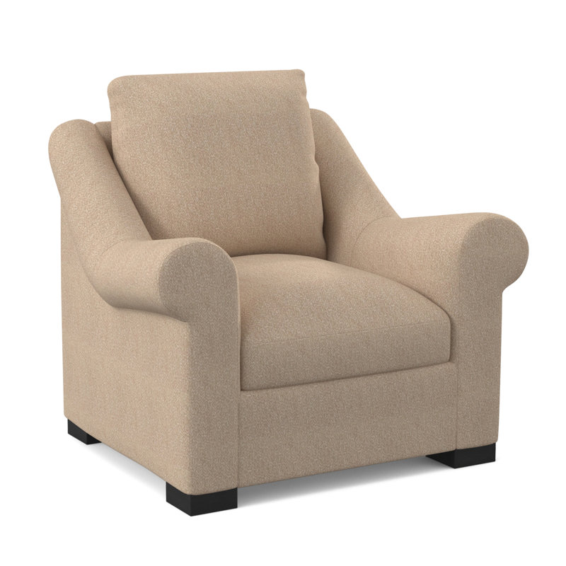 Chaise Canyon, Espresso, Mélange de polyester blé maya