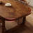 Modern Rectangular Arc Angle Solid Wood Dining Tables-1566489530