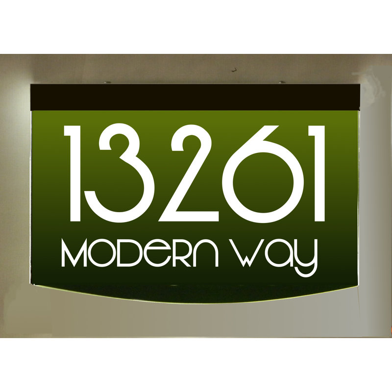 Rectangle Wall Plaque, Green, Yes