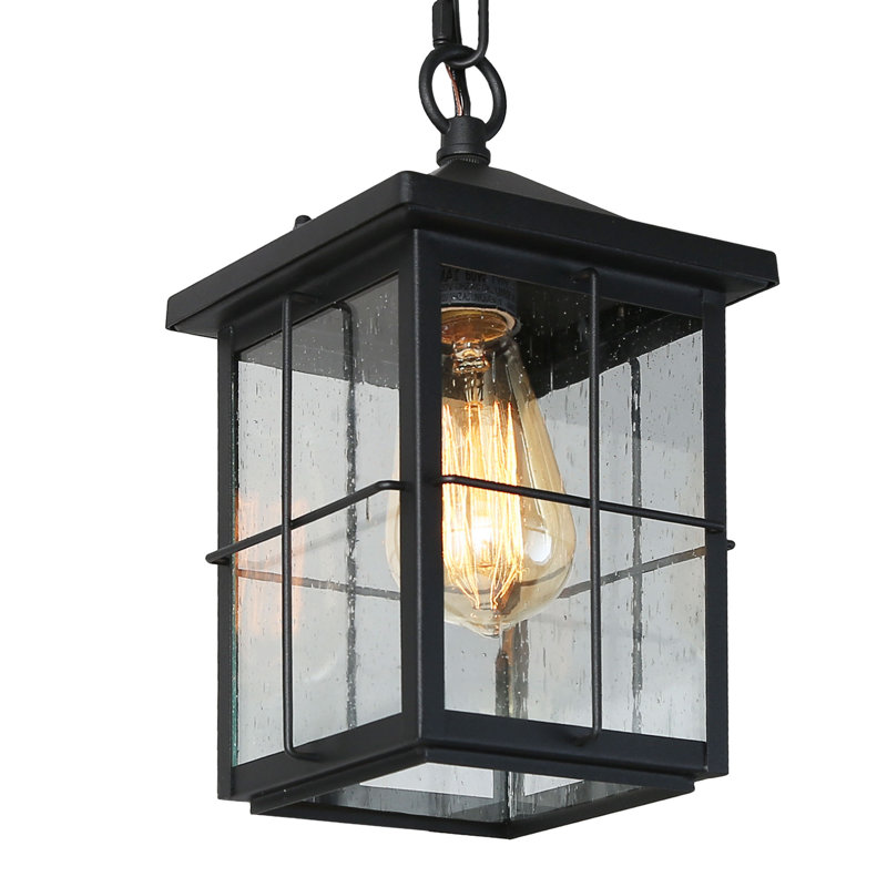Petit luminaire suspendu d'extérieur 1 lumière H 11,5 po Gatlon