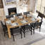 Dublin 82.5" Solid Oak Dining Table-1207105172