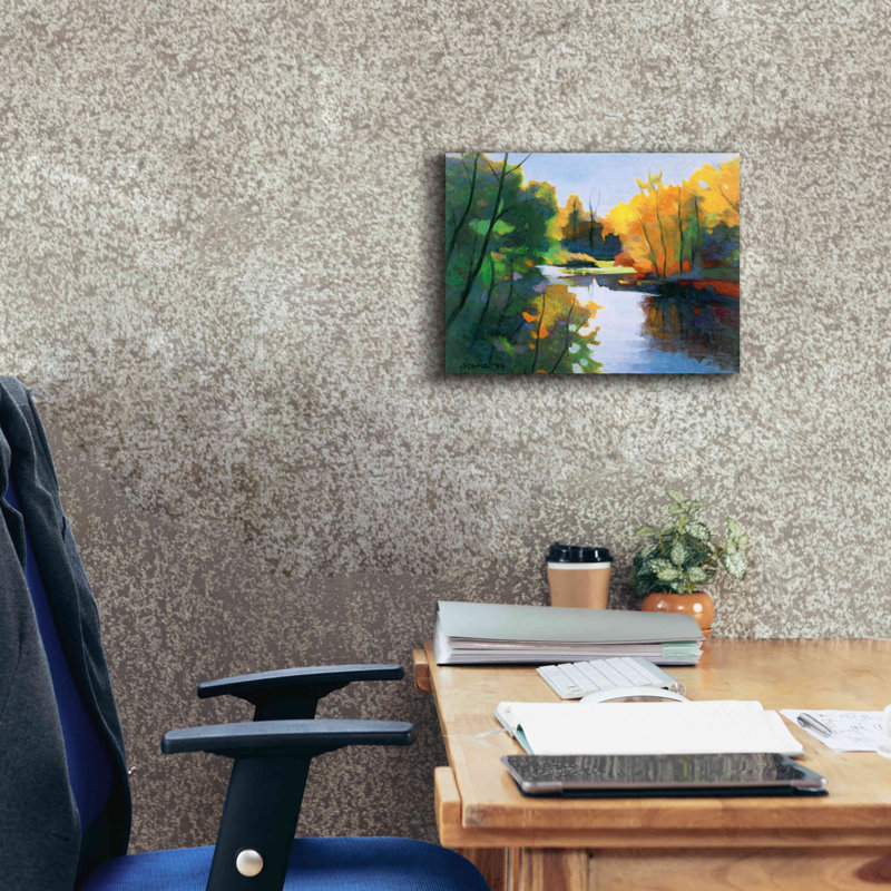 «Magic Af après-midi» par Tadashi Asoma, art mural sur toile, H 12 po x l 16 po