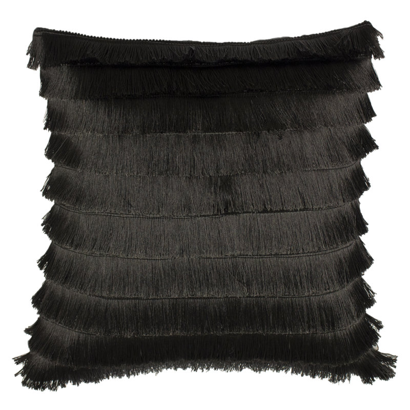 Flicker Graphite Square Cushion