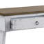 Console au fini blanc antique