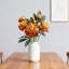 Bouquet de fleurs de pivoine artificielle 4 pièces 4 pièces, bouquet de pivoines en soie simulé de 18,9 pouces, fleurs en soie pour la décoration de mariage à l'extérieur, décoration de table, orange-1522322087