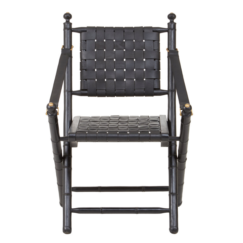 Natalie Upholstered Accent Chair, Black