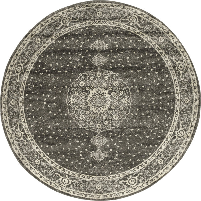 Oriental Indoor Rug, Round 7'10"