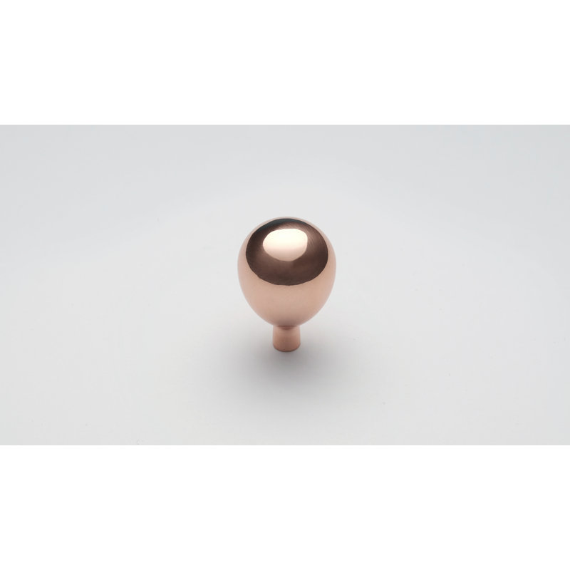 Tari 20mm Diameter Round Knob Multipack, Polished Copper