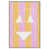 Cadre flottant argent