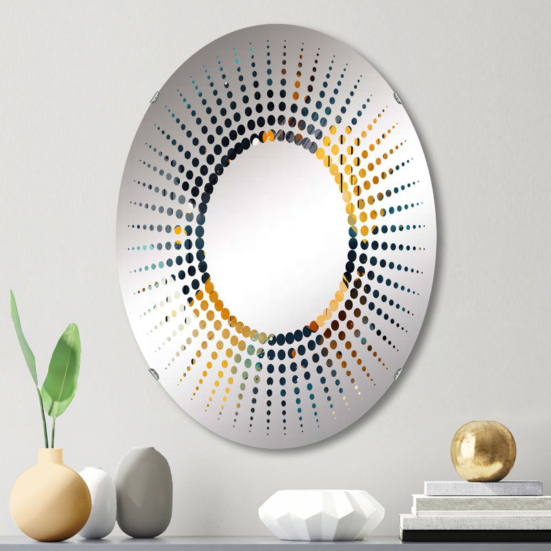 Circle Mirror, 29.5" H x 19.6" W