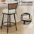 Swivel Outdoor Bar&Counter Stool with Cushion(Set of 4)