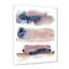 Beige rose et nuages bleus - peinture sur toile à cadre flottant-59852509-59852506