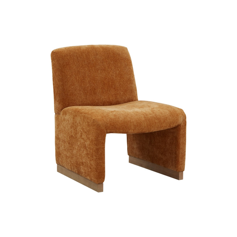 Chaise de salle à manger Lamprini, Orange