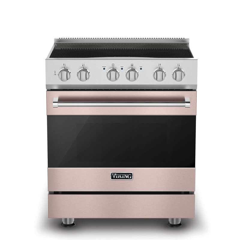 Viking30"W./24"D. Induction Range-4 Elements, Blush