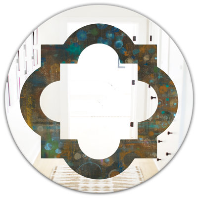 Miroir mural Quatrefoil Dots on Glass III