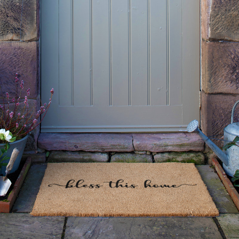 Non-Slip Indoor/Outdoor Door Mat, 90cm W x 60cm L