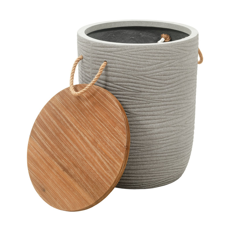 Table d'appoint Biban naturelle et grise