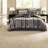 Modern Plaid Bedding Sets For Twin Beds, Comfortable Polyester Design