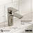 Karran Kayes Single Handle Single Hole Bathroom Faucet With Matching Pop-up Drain-62935001