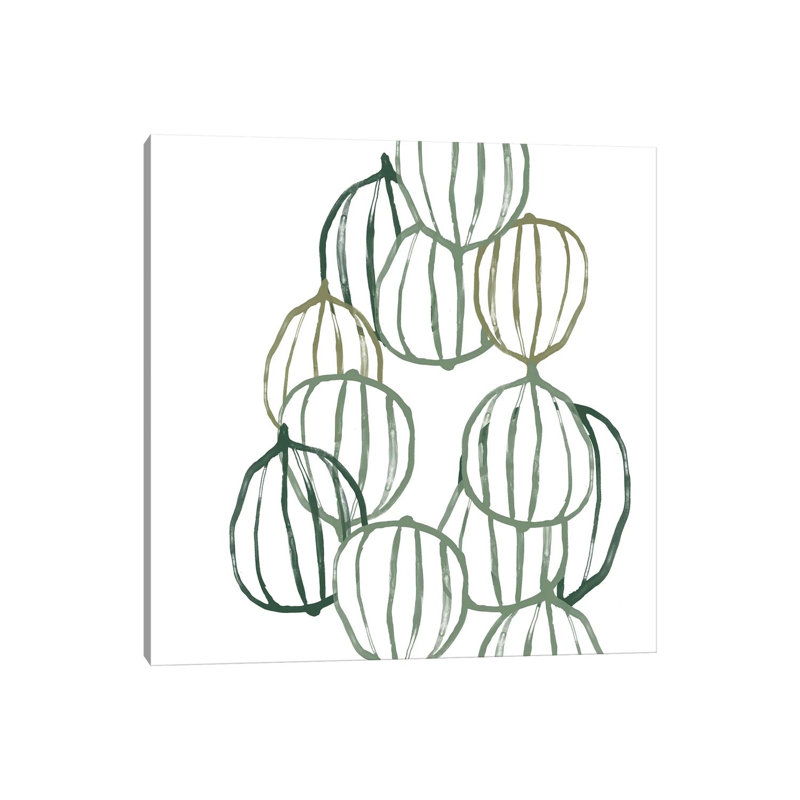 Seed Vessels II by June Erica Vess - Wrapped Canvas Painting, 30.48 cm H x 30.48 cm W