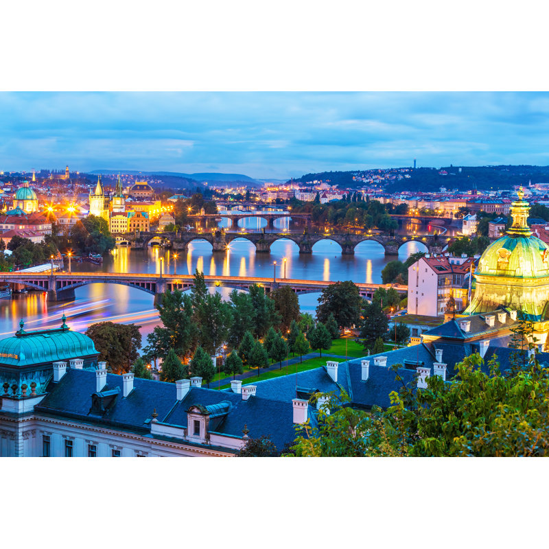 Prague, Czech Republic - Wrapped Canvas Print, 30cm H x 46cm W