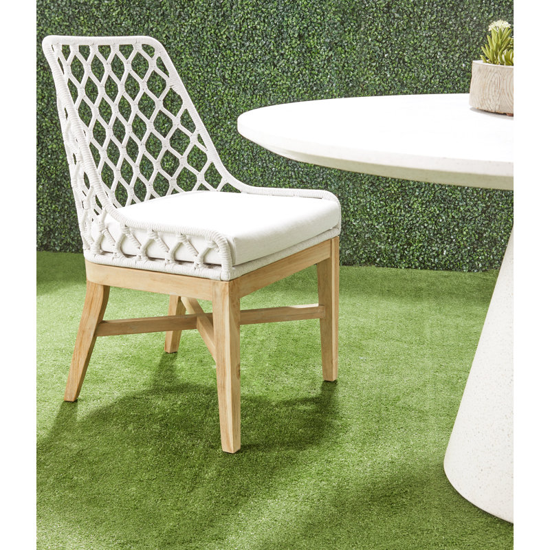 Chaise d'appoint de patio avec coussin Paulsen