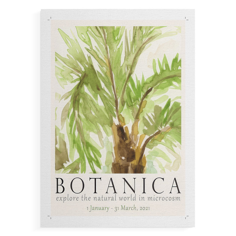 Affiche de l'exposition Botanica II - reproduction d'art en toile seulement - NON-CADRE, H 36 po x l 24 po