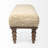 Chrissy Polyester Upholstered Bench