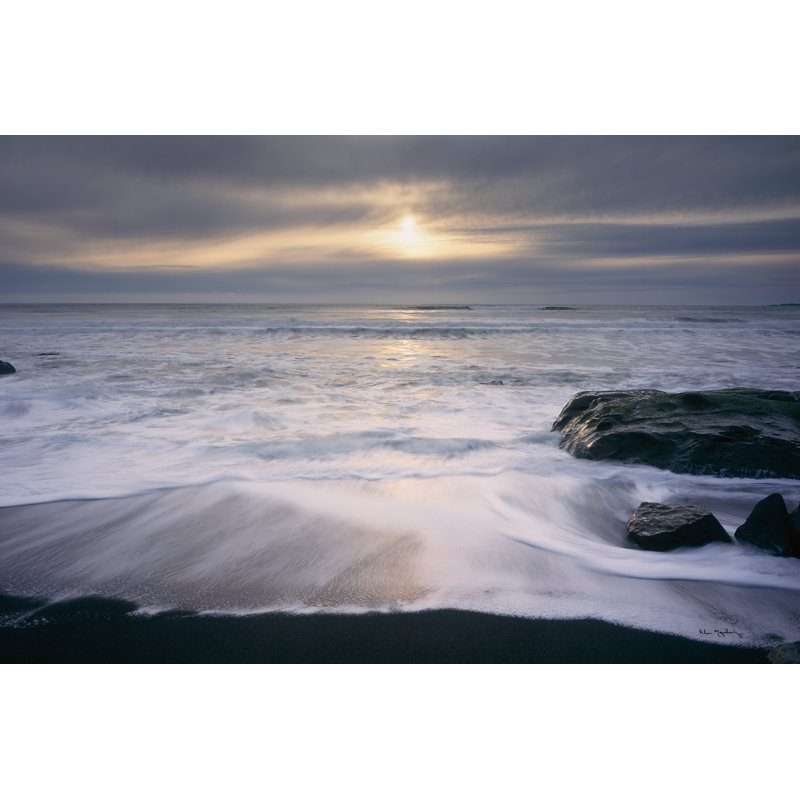 Tides And Waves Sunset I by Alan Majchrowicz - Wrapped Canvas Print, 51cm H x 76cm W x 3.8cm D