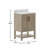 Canita 24'' Bathroom Vanity with Undermount Sink and Open Storage Shelf-1664506565-1664506564