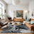 Galaxy Series Abrstract Black/Gray/Ivory/Beige Area Rug-1210259069