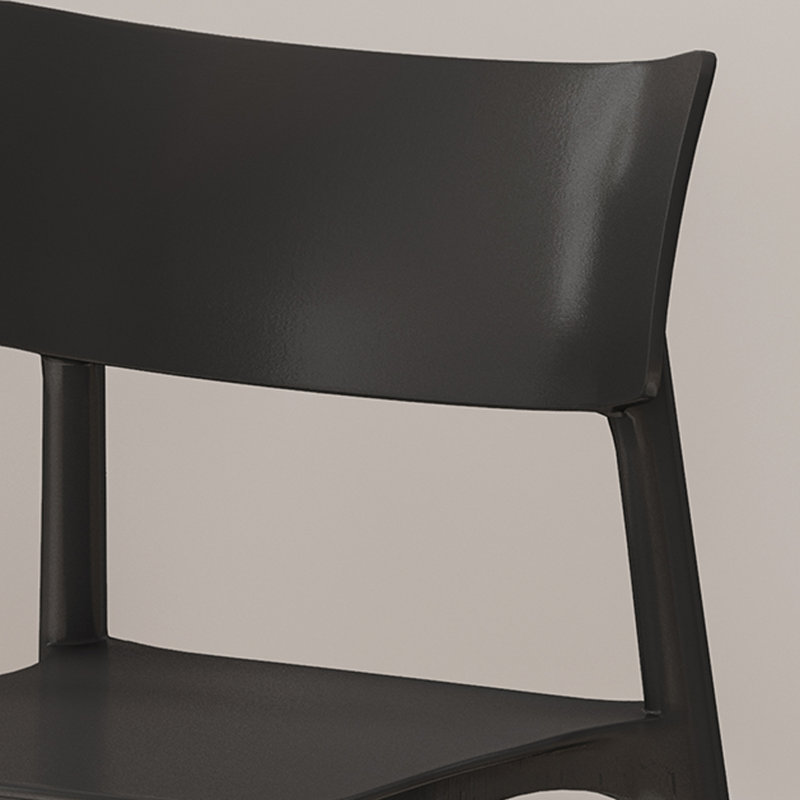 Bohrer Side Chair in Gray, Black
