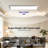 6 Pack 1x4 LED Flat Panel Ceiling Light 50W 5500LM Surface Mount, 3CCT Selectable, 48In Ultra-Thin Triac Dimmable Light Fixture for Kitchen Office Garage Basement-128984963