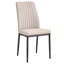 Ensemble de 5 chaises de table de salle à manger, ensemble de table de salle à manger rectangulaire pour 4 personnes, table de salle à manger moderne et chaises en similicuir