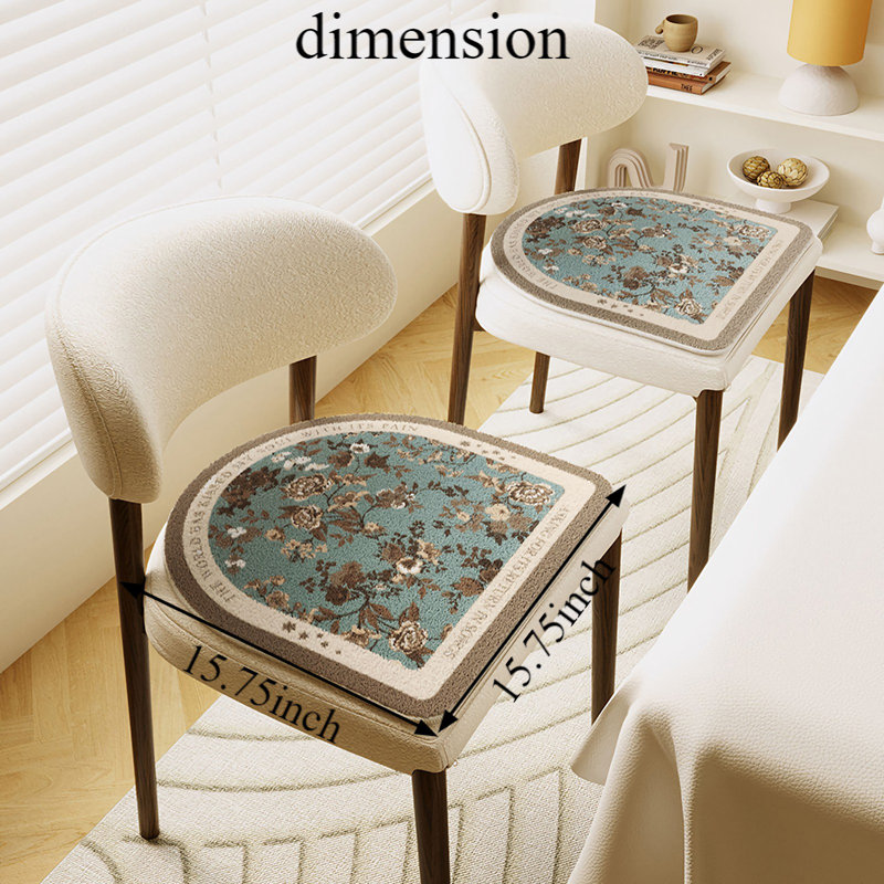Charlton Home® - Coussin de chaise, L 15,74 po x P 15,74 po