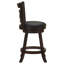 Ensemble de 2 tabourets de bar modernes à hauteur de comptoir pivotant, confortables et élégants pour votre maison
