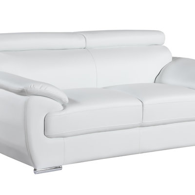 Causeuse en cuir