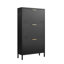 Armoire à chaussures moderne et minimaliste inclinable avec cadre robuste et conception peu encombrante-234649659