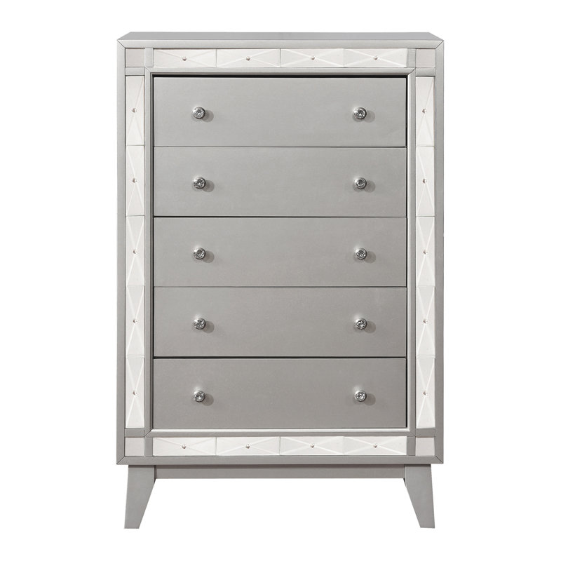 Ensemble de chambre à coucher 2 pièces avec coffre Musetta, Très grand