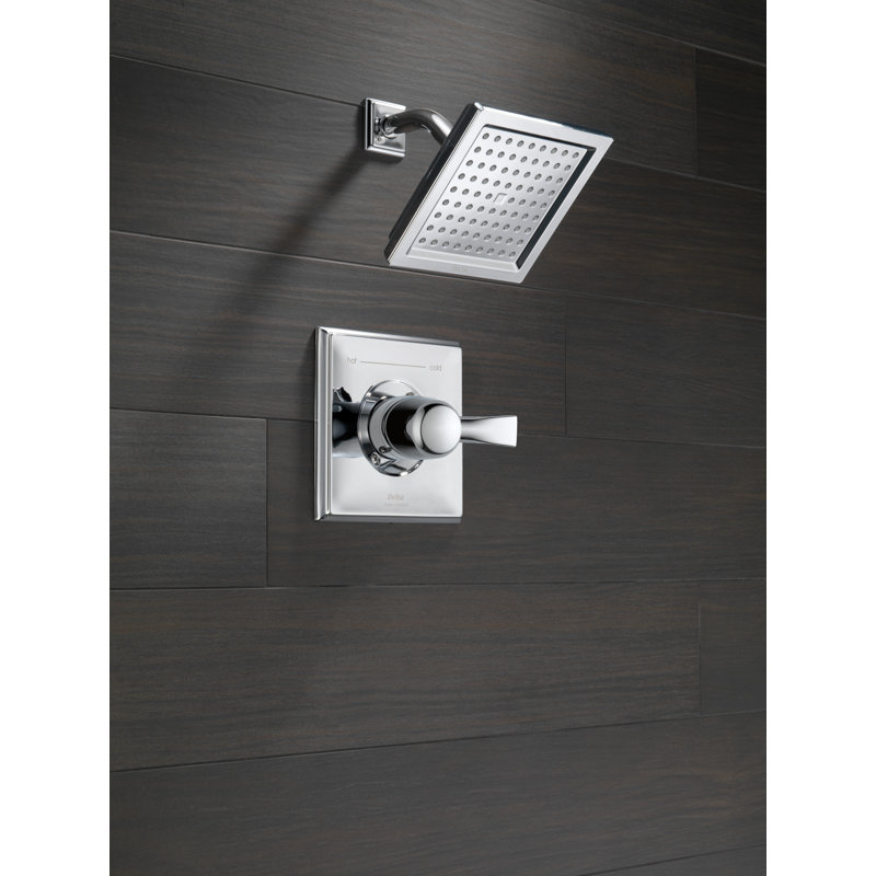 Dryden Pressure-Balanced Shower Faucet with Monitor, Chrome