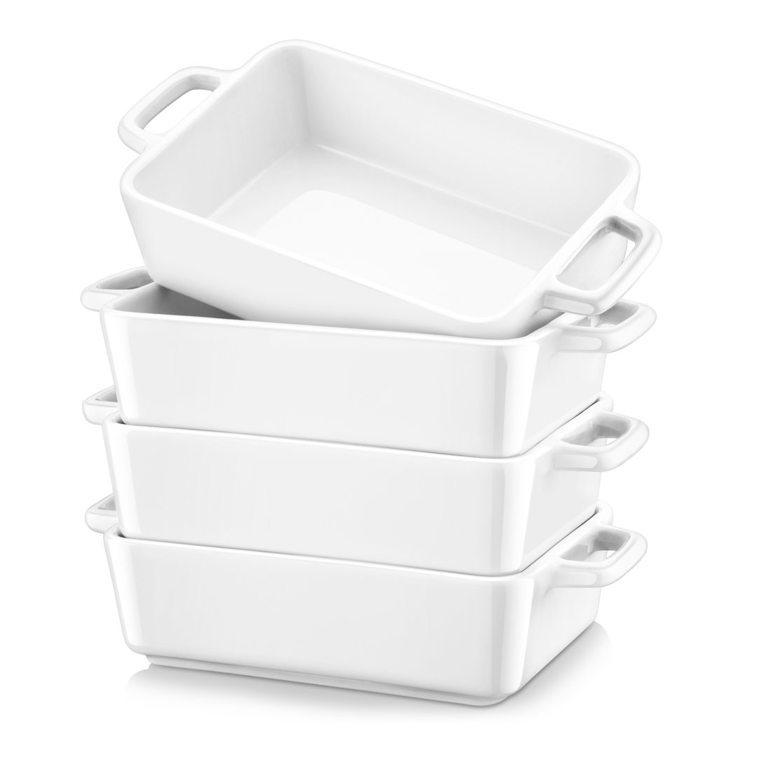 0.23 L Porcelain China Rectangular Gratin Dishes