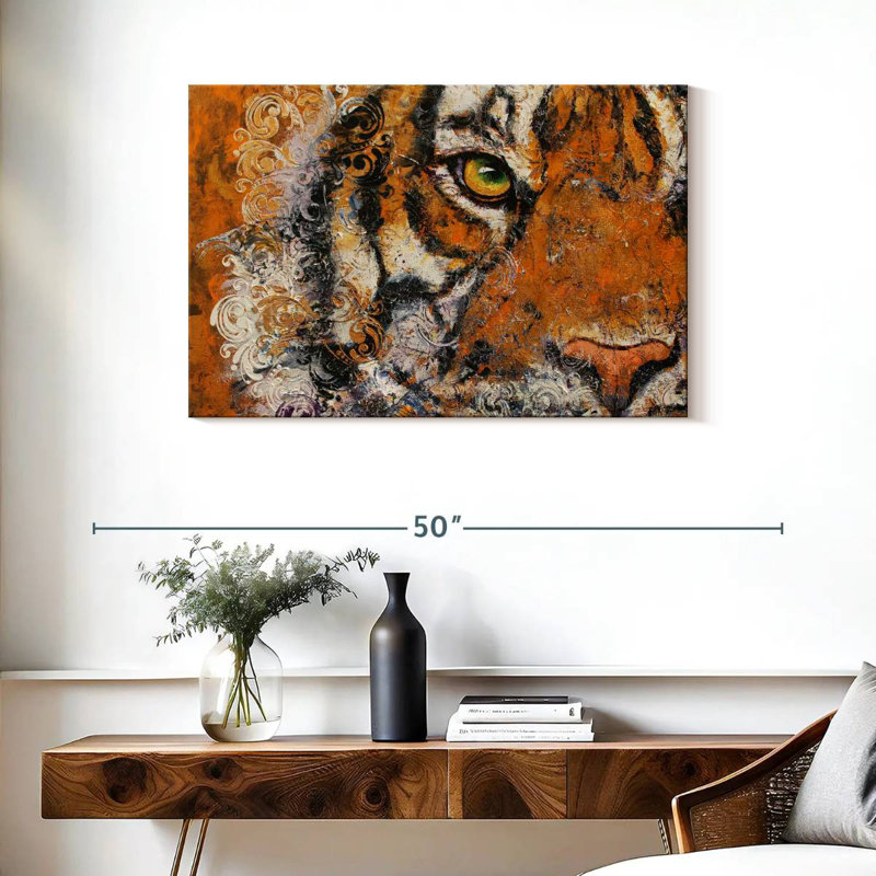 Brampt Royal Tiger Eye, 24" H x 36" W