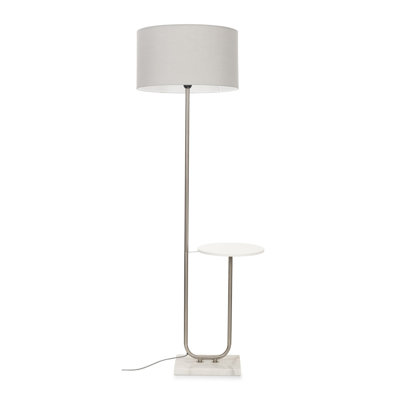 132.5cm Chrome Arched Floor Lamp