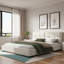 Lit plateforme tapissier Cocoon Boucle