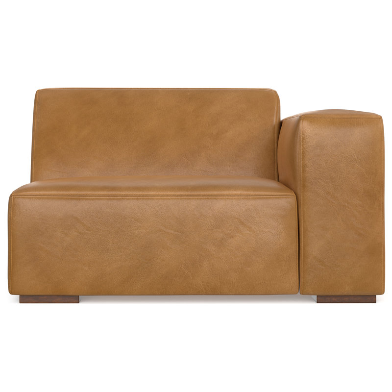 Rex Sofa Module 44-inches Wide, Handcrafted Modern-Style Accent Chair for Living Room and Family Room, Sienna