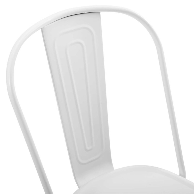 Fauteuil sans accoudoirs (thermolaqué), Blanc