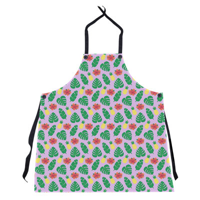 Tablier de motif tropical