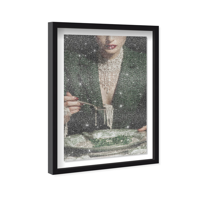 Forest Feast Print by Oliver Gal, 31.5"H x 21.5"W, Black Shadowbox