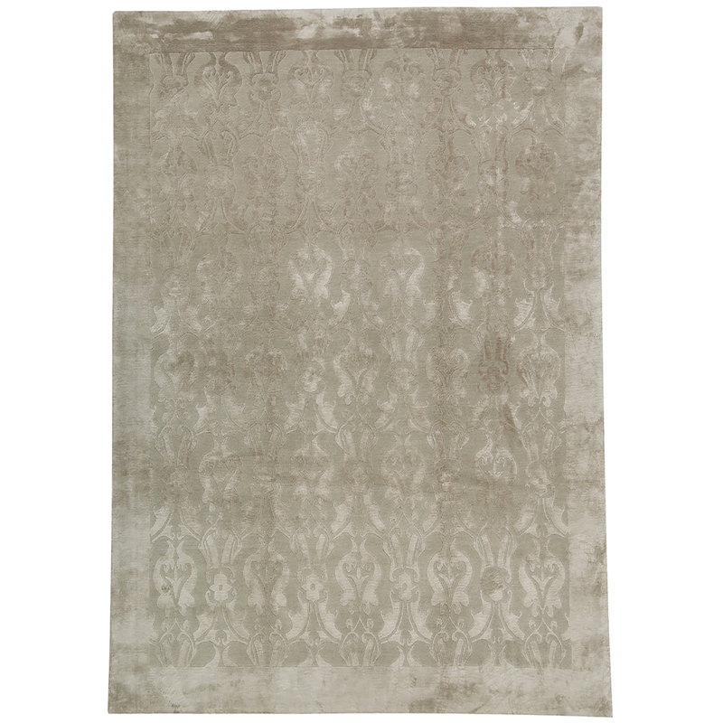 Aurea Hand-Knotted Area Rug in Bay Leaf, Rectangle 8' x 10'