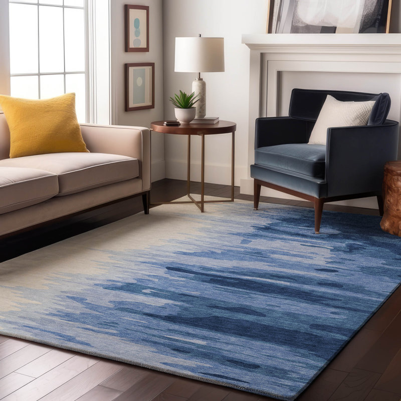 Premium Machine Washable Corum AMF1050 Abstract Rug, Rectangulaire 8 pi x 10 pi